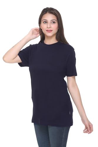 Image of GODFREY Women Round Neck Half Sleeve Cotton T Shirts