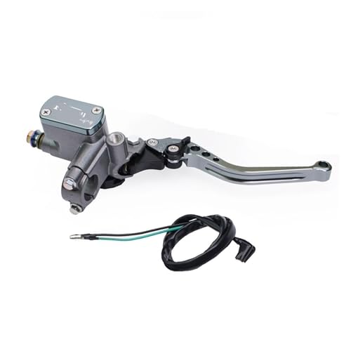 Palanca de Bomba de Embrague de Freno de Motocicleta, Maestro hidráulico Bicicleta de 7/8 'para Yam&aha para KAW&ASAKI, Freno de Palanca Delantera Negro palancas embragues Frenos