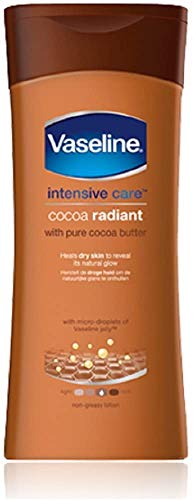 x6 Vaseline Intensive Care Cocoa Radiant with Pure Cocoa Butter Heals Dry Skin to Reveal its Natural Glow 200ml - Image 3