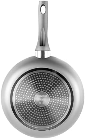 Progress BW08837EU Metallic Smartstone Frying Pan, 28 cm, Induction Suitable, Metal Utensil Safe, Silver