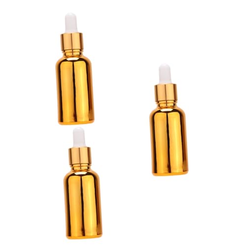 Housoutil 3 Pcs Essential Oil Dispensing Bottle 20ml Dropper Bottle Refillable Travel Size Essential Oil Dropper Subpackaging for Oils