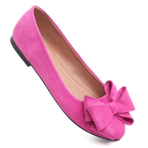 Image of TN TANGNEST Women Fashion Bowknot Flats Comfort Pointed Toe Dress Shoes