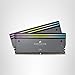 CORSAIR Dominator Titanium RGB DDR5 64GB (2x32GB) DDR5 6000MHz CL30 AMD Expo Intel XMP iCUE Compatible Computer Memory – Gray (CMP64GX5M2B6000Z30)