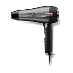 Andis 80280 Fold-n-go 1875 Watt Ceramic Ionic Dryer, Retractable Cord, Lightweight with Professional Blowout Results, Quick Drying Blow Dryer, Black/Silver - Image 4