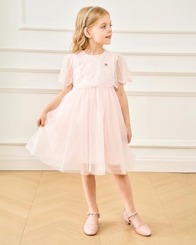 Stelle Girls High Heels Sequins Dress Sandals Princess Dress Shoes Flower Wedding Party Shoes3