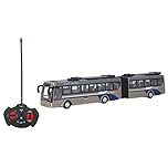 Ghzste RC School Bus Toy, 1:48 Scale Remote Control Bus Backward Develop Imagination High Simulation Turn Right Endless Fun for Kids Boys Girls Age 4 5 6 7 8 (Gold)