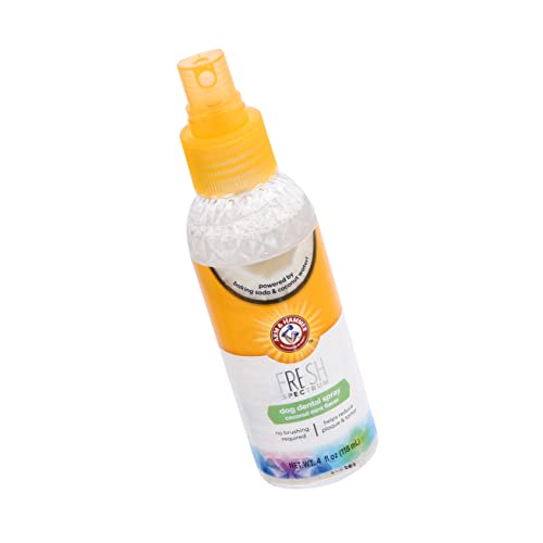 ARM & HAMMER Kokosnuss- und Minze-Zahnpflegespray für Hunde - Reduziert Zahnbelag und Zahnstein, Erfrischt den Atem, Zahnfleisch- und Zahnreinigung. Dentalspray für Hunde und Welpen (118 ml)