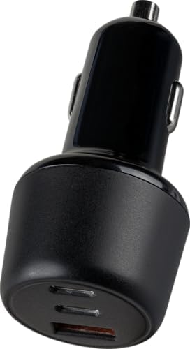 Philips iPhone Car Charger Fast Charging, 65W USB C Charger, 3-Port USB Charger with USB A and USB C, Fast Car Charger for iPhone 17, 16, iPad Pro, Black, DLP3335B/37 image 4