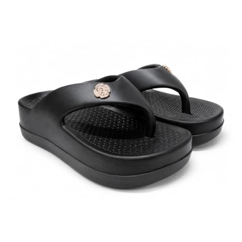 Image of ATHCO womens Fenny Women's Acupressure Slippers & Flip-Flops | Soft Foot Massager, Lightweight, Anti-Skid, Waterproof Comfort Slippers for Women & Girls | Daily Casual Wear
