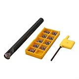 SNR0013M16 Lathe Internal Threading Boring Bar Holder for 16IR AG60 Carbide Inserts, Alloy Steel Shank 16mm x 125mm with Wrench