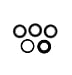 Cycle ATV - Rear Axle, Wheel Bearings and Seals - fits Honda Recon Sportrax TRX250 TRX 250 EX 250EX TRX250EX