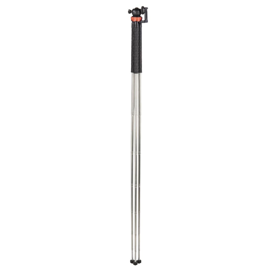 HAMA - Treppiedi Traveller Pro, nero (23-105 cm), per foto-smartphone-GoPro, testa a snodo