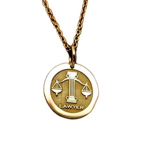 Collier pendentif avocat en argent plaqué or et chaîne LKBEADS