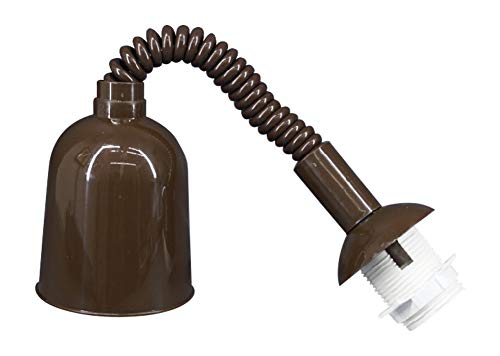 Saliscendi con portalampade marrone per lampadario...