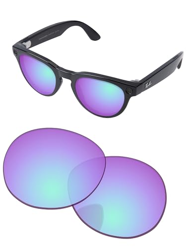 Image of Replacement Lenses for Ray-Ban Meta Headliner RW4009 & RW4013 50mm AI Glasses - Photochromic, Anti Blue Light Lens