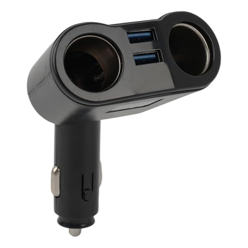 Adaptateur de Chargeur de Voiture 12V-24V, Répartiteur de Prise Allume-Cigare 120W, Multiprise Allume Cigare 12v, Chargeur Allume-Cigare with Dual USB Ports...