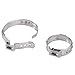 MYCENSE 180Pcs Single Ear Hose Clamp Assortment (9 Sizes 7mm-21mm) Ear Clamps Pincer for Cable Industrial Use Hose Water Pipe