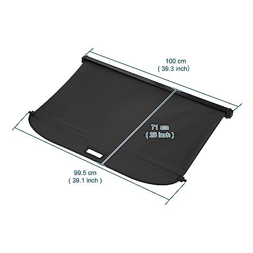 Cortina protectora de seguridad para maletero compatible con Cadillac XT4 3