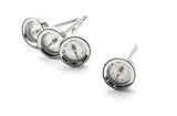 Charcoal Companion CC9025 Reusable Steak Button Thermometer Set (4 Included)
