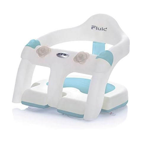 Jane Fluid - Asiento de seguridad para baño plegable, antideslizante y redondeado, color azul Cover