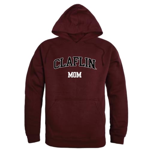 W Republic Claflin University Panthers Mom Fleece Hoodie Sweatshirts - Maroon, Small