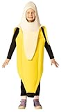Peeled Banana Kids Halloween Costume, Yellow, Boys and Girls, Unisex Child Sizes 3-6 & 7-10 (Child 7-10)