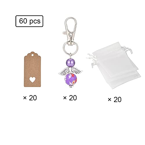 Dtoterul 20 Pezzi Portachiavi Angelo Custode