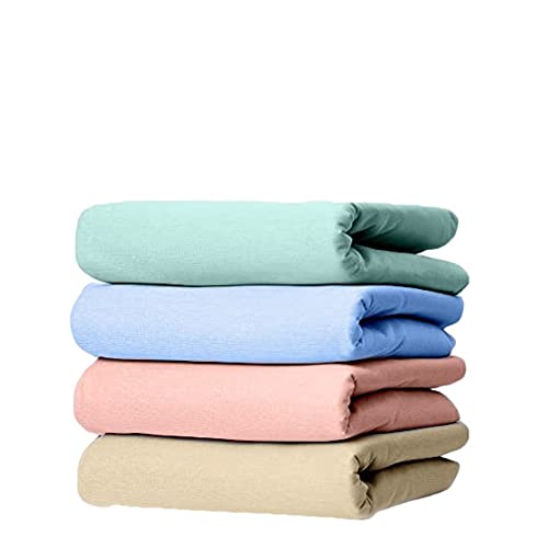 Platinum Care Pads Reusable Bed Underpad - Waterproof & Washable Bed Pad - Absorbent Mattress Protector Pad - Incontinence Bed Pads - Bed Protector Pads Pack Of 4 1 Blue 1 Green 1 Beige 1 Pink, 34"X36 #TOP16