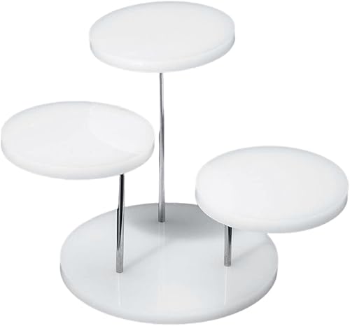 Miniatura 3 de Soportes de servir para fiestas vajilla de alimentos para fiestas multicapa torre redonda para magdalenas soporte de magdalenas multicapa redondo