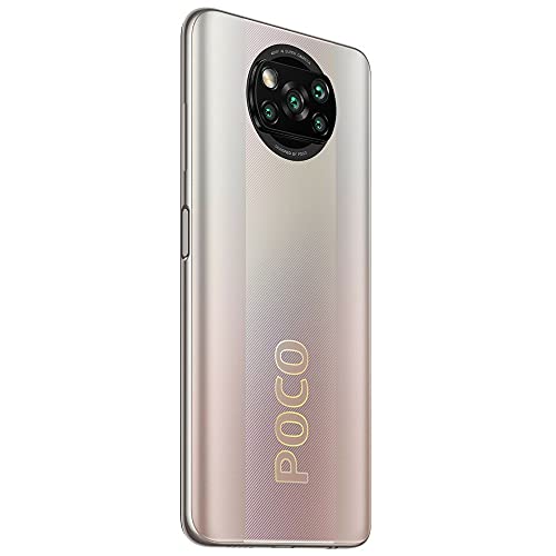 Image of Poco X3 Pro (256GB, 8GB) 6.67 inch 120Hz, Snapdragon 860, 48MP 4K Quad Camera, All Day Battery, Dual SIM GSM Factory Unlocked - US & Global 4G LTE International Version (w /Fast Car Charger, Metal Bronze)