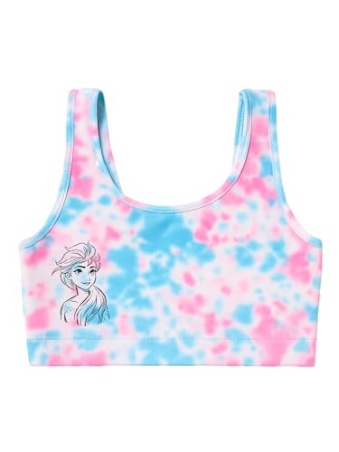 Image of BODYCARE Girls Crop Top with Cotton Spandex Sports | Double Layered & Non Wired |Full Coverage, Seamless, Racerback | Pack of 2 (Color & Print May Vary)