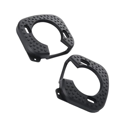 2lotsサイクリングライトウェイトロックプレートは、耐久性をすばやくリリースしますクリートカバーサイクリングギアバイククリートアクセサリーを保護する