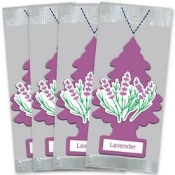 Little Trees Lavender Air Freshener (Pack of 3) | Tree-Shaped Hanging Design | Ideal For Car, Home, Wardrobes etc | Imported from USA