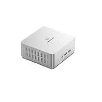 MINIS FORUM Venus Series UN1265 Mini PC, Intel Core i7-12650H Prozessor 10C/16T bis zu 4.7 GHz mit Intel UHD Graphics, 32GB DDR4 1TB SSD, HDMI/DP/USB-C, 2,5G RJ45 LAN, WiFi 6e, BT5.2, HDD Slot – Ansicht 1