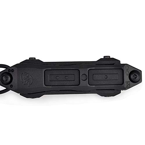 QIRUIMY Tactical Torch Dual Pressure Switch Augmented Pressure Switch Quick Lease Mount for M300 M600 Scout Light (Black) - Image 3