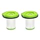 Greenworks Staubsauger HEPA Filters (2-Pack), Grün, Grau, Schwarz