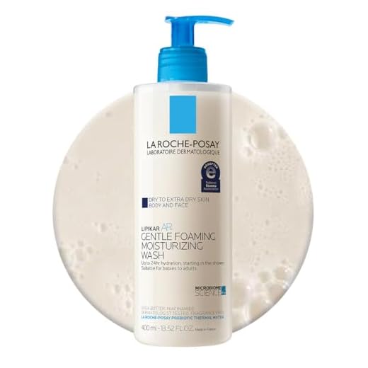 La Roche-Posay Lipikar AP+ Gentle Foaming Moisturizing Wash, Shea Butter + Niacinamide + Glycerin, Moisturizing Body Wash For Dry Skin, National Eczema Association Accepted, Soap Free