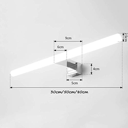 Lumière salle de bain miroir phare LED étanche 80cm 7.5w