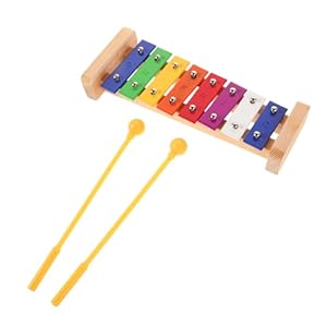 EXQUIMEUBLE 1 Set Holz Xylophon Metall