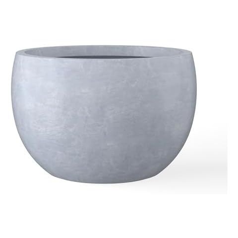 Kante 19.9" Concrete Round Planter Cover