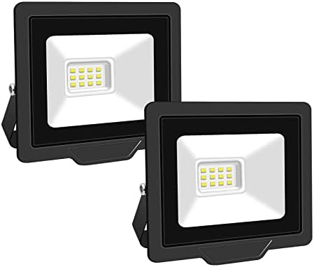 Projecteur extérieur LED ultra plat 10W - Noir - 230V