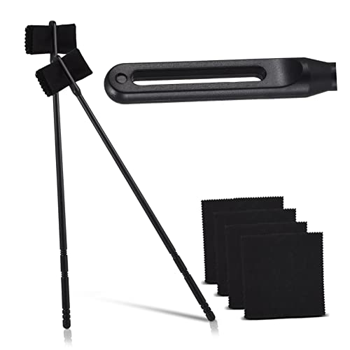 COSMEVIVI Flute Cleaning Tools Kit Flute Cleaning Cloth Rod Universal Other Musical Instruments