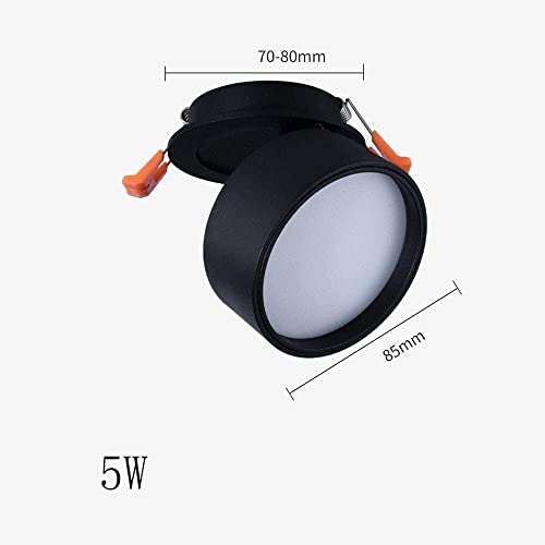 Plafonnier LED 5W Bianco spot encastrable pour éclairage ménage - 2