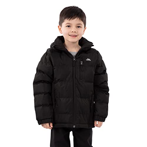 Trespass Boys Padded Jacket Tuff X - Water Resistant & Windproof Puffer Coat, Autumn Winter Hooded Jacket for School & Outdoor, Kids Puffer Jacket with Pockets - Image 2