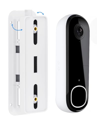 Support de sonnette coudé orientable pour corriger l'angle de vue Arlo