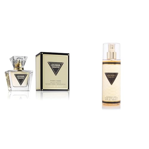 GUESS Seductive Coffret parfum femme – Eau de Toilette 30 ml + Brume parfumée 250 ml, parfum floral-fruité à la vanille, poire et bergamote