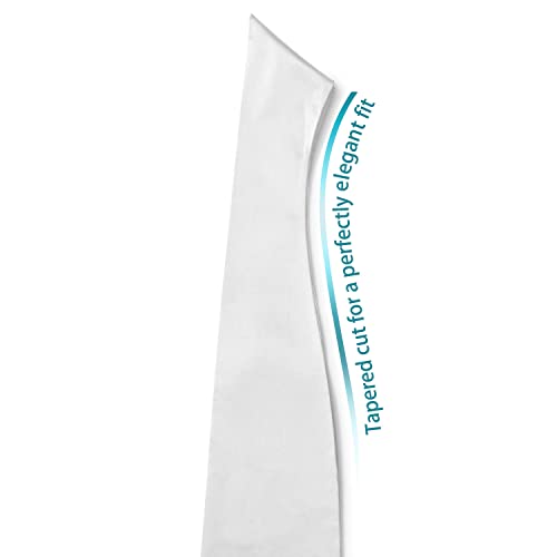 Endea White Graduation Stole - Plain Color, Unisex, 62\" Graduation Sash (White) - Thumbnail 6
