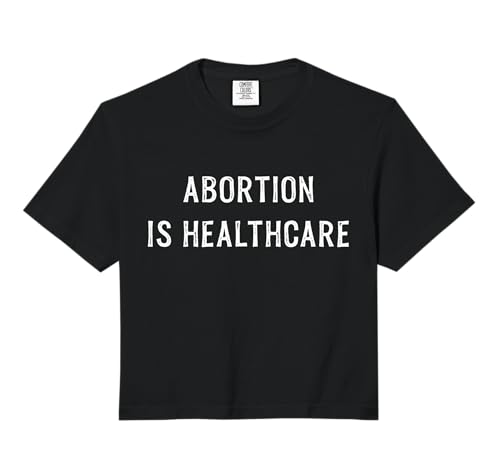 Vintage Pro Choice Feminist Abortion is Healthcare Comfort Colors Crop Top
