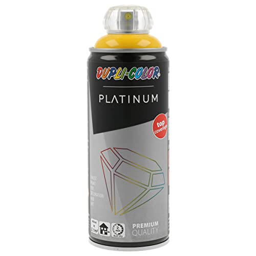 Duplicolor 720970 Platinum Spray, Color Amarillo Tráfico Brillante, 400 ml