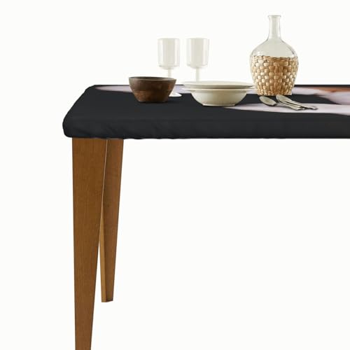 Nappe rectangulaire imperméable et élastique pour table de 1,5m